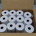 1Ply Bond Receipt Paper Rolls 3 x 150 White Paper for Kitchen Impact Printers TMU200 SRP275 Star SP700 Suitable For Printing Kitchen Tickets and Order receipts 24 Rolls Per Case