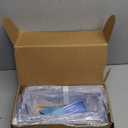 Aminigram Large Acrylic Display Risers, 2 Set - 10 Pack Collectibles Display Shelf, Acrylic Risers Display Stands for Show Figures, Cupcake, Perfume, Jewelry, Toys(12.4L~12L~11.6L~11.2L~10.8L)