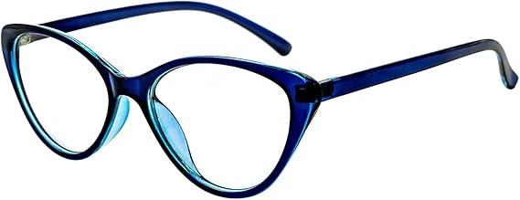 oriopxic Cat Eye Distance Glasses Womens Retro Nearsighted Myopia Glasses, Magnification Strength: -1.0 Diopters