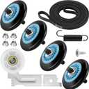 Sikawai DC97-16782A Dryer Parts Fit for Samsung Dryer Roller Replacement kit DV45H7000EW/A2 DV42H5000EW/A3 Includes DC97-16782A Dryer Roller 6602-001655 Dryer Belt DC93-00634A Idler Pulley