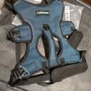 rabbitgoo Dog Harness for Large, No Pull Pet Harness with 3 Buckles, Adjustable Soft Padded Vest with Control Handle, Walking Reflective Pet Vest for Large Dogs, Blue Coral, XL