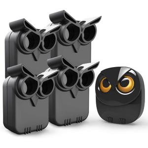 1/2 Mile Long Range Wireless Driveway Alarm Outdoor Weather Resistant Motion Sensor&Detector-Home&Office DIY Security Alert System-Monitor&Protect Outdoor/Indoor Property - 1 Receiver and 4 Sensors