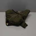 Warm Dog Coat Double Layers Dog Vest, 4 Legs Covered Windproof Waterproof Reflective Warm Dog Vest Outdoor Skating Dog Costume for Small Medium Large Dogs Olive XL (XL (back 16.5"))