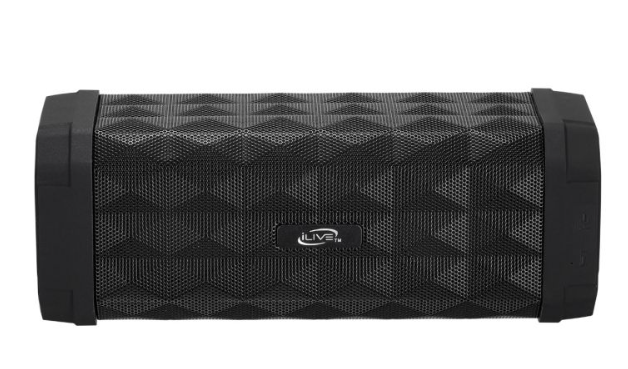 iLive Duro Water Resistant Bluetooth Wireless Speaker, ISBW303B, Black