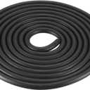 uxcell Foam Rubber Seal Weather Strip 8mm Diameter 3 Meters Long Black