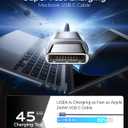 LISEN USB C to USB C Cable, 240W C to C Cable Fast Charging [3.3FT, 2 Pack] Type C Charger Fast Charging USBC to USBC Cable for iPhone 17 16 15 Pro Max iPad MacBook Neo Air Pro Samsung S26 S25 Ultra