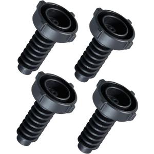 DC61-01722B Leveling Leg Replacement Parts for Samsung Washer Adjuatable Legs Rubber Pad Pedestal Feet Bottom Foot WA50R5400AV/US WA50R5200AW/US Washing Machine Leveler Rubber Foot Pads 4 Pcs
