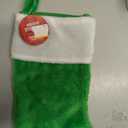 Fluffy Christmas stocking for Gifts, Green