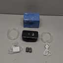 AQQA Aquarium Air Pump Battery Rechargeable Fish Air Pumps Portable Bubbles Oxygen Pump Aquarium Aerator Fresh & Saltwater Aquariums Air Pumps with Air Stone, Tubes, USB Cable (5W for 1-160Gal Tank)