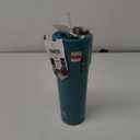 Manna Ranger Double-wall Insulated Stainless Steel Tumbler with Leak-proof Smart Seal Lid and Reusable Tritan Straw - 40 Oz - Teal Shimmer