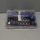 136 PCS 2 Inch Die Grinder Sanding Discs Bits Accessories, Quick Change Disc with 1/4 Roll Lock for Milwaukee Dewalt Right Angle Die Grinder M12, Drill Sanding Attachment Surface Conditioning Tool