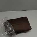 NICETOWN Toffee Brown Short Window Curtains for Windows 50 inch Long - Solid Grommet 50% Light Reducing Thermal Insulated Curtain Panels for Kitchen/Bedroom (W34 x L50, 1 Pair)