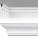 Marsui 4 Pcs Ceiling Crown Molding Trim 4-1/2 Inch Face x 94.5 in Long Total Decorative Ceiling Crown Moulding Trim Installed with Glue (Not Included) Luxe Style Decor(Simple Style)