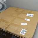 23.62" Mid-Century Modern Square Dining Table for 2 People, Small Dining Room Table with Sturdy Pedestal, Square Kitchen Table for Dining Room, Kitchen, Living Room, Restaurants, Cafes