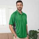 TIHEEN Mens Polo Shirts Short Sleeve,Big and Tall Polo Shirts for Men (L)