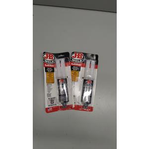 J-B Weld 6 Minute Set Epoxy KwikWeld, High Strength, Waterproof, 2 Pack, Dark Grey, 50176-2