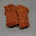 MIULEE Fall Pack of 2 Corduroy Decorative Throw Pillow Covers 16x16 Inch Soft Boho Striped Pillow Covers Modern Farmhouse Home Decor for Sofa Living Room Couch Bed Rust