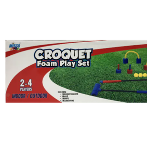 Misco Toys Soft Foam Croquet Play Set, 2 Pack