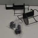 CABTE 2 Pack 2 in 1 Desk Mug Hooks with Headphone Hanger Holder, Anti-Spill Clip-On Table Mug Hooks with 360 Rotation for Lawn Chair, Office Home Gaming Table