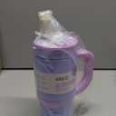 Ello Oasis 14oz Stainless Steel Toddler Tumbler with Handle & Retracting Straw, 100% Leakproof, Double-Wall Vacuum Insulated, Kids Water Bottle for School, BPA Free, Dishwasher Safe, Lavender Fields