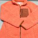 Amazon Essentials Women's Sherpa Long-Sleeve Mock Neck Full-Zip Jacket with Woven Trim, Size Medium