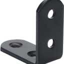 Corner Brace 1.57" x 1.57" 90 Degree L Brackets Black Right Angle Bracket -10pcs