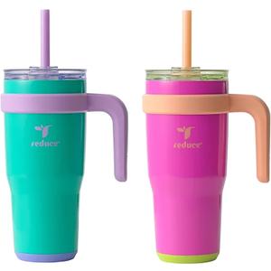 REDUCE 24 oz. Cold1 Tumbler, 2-Pack (Sharp pink and Teal)