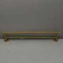JQK Double Towel Bar 27 Inch, Brass Gold Useable Length 24 Inch 304 Stainless Steel Thicken 0.8mm Bath Towel Rack for Bathroom, Towel Holder Wall Mount, TB100L24-BG