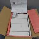 Desktop Shelf Organizer, Adjustable Wood Office Storage Rack, Counter Display Small Bookshelf for Home/Office/School(Pink)