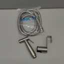 Handheld Toilet Bidet Sprayer, Water Pressure Adjustable Sprayer with Hose and 7/8 "T-Valve, Jet Spray and Soft Spray, for Toilet, Bidet, Shower etc., Stainless Steel, Silver