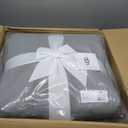 UGG Full/Queen Comforter Set with 2 Pillow Shams, Lightweight Down Alternative Blanket, Reversible Cozy Warm All Season Washable, Hypoallergenic Bedding Set, Light Grey (Leonora)