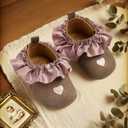 Baby Girls Mary Jane Flats Floral Princess Wedding Dress Shoes Soft Newborn Infant Crib First Walkers Prewalkers