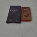 Offical Cosmic Orange for iPhone 17 Pro Max Case with 360 Spin Stand [DIY Glitter Cardstock] [Fit for MagSafe] 16FT Mil-Protection Polished for iPhone 17 Pro Max Case with Stand 6.9'', Cosmic Orange