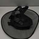 Vintage Style Mesh Top Hat with Black Ribbon Wide Brim Gothic Costume Headwear Chain Costume Accessory Hat