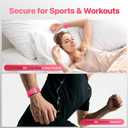 3 Pack Nylon Replacement Strap Compatible with Hume Band - Breathable & Sweatproof Sport Loop for Hume Health Band - Metal Buckle & Loop Closure - Adjustable Wristband Strap for Fitness Tracker