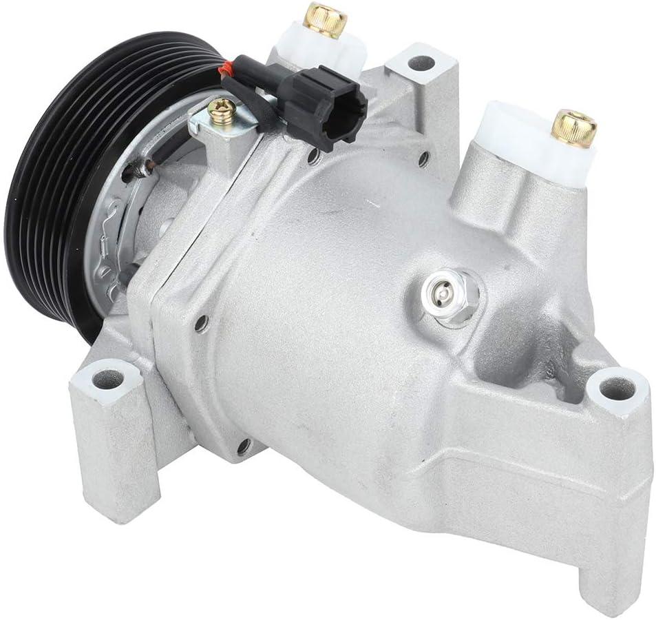cciyu Air Conditioning Compressor 2011-2015 Compatible for Nissan Juke 1.6L 2014-2018 for Nissan Versa Note 1.6L Replaces AC Compressor for Car
