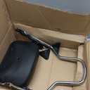 AUFER Detachable Backrest Sissy Bar Upright Passenger Backrest With Back Rest Pad Compatible With For Touring Road King Street Glide Electra Glide Road Glide FLHR FLHX FLHT FLTR 2009-2025Chrome