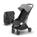 UPPAbaby Minu V3 Travel Stroller - Lightweight & Compact - Greyson