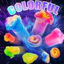 48 Packs Unicorn Galaxy Slime, Colorful Sludgy Gooey Fidget Galaxy Slime Kit for Sensory and Tactile Stimulation, Prize, Party Slime Favors,Easter Basket Stuffers