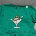Leprechaun Martini Cocktail St Patrick's Day Womens T-Shirt M