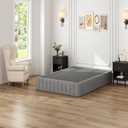 Box Spring for King Bed, 9 Inch High Profile Metal Box Springs with Upholstered Fabric Cover, Easy Assembly,Noise Free