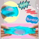 Stress Cube Fidget Toys Adults - Sensory Toys for Kids with Autism Stress Ball - Glow in The Dark Blobfish Inside, Squishy Sensory Toy, Stress Relief Toy for Halloween, Christmas & Birthday Gift, Small to Medium