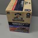 Quaker Immunity Instant Oatmeal, 3 Flavor Variety Pack, Good Source of Vitamins C, D, & Zinc, Whole Grains, No Artificial Flavors, No Colors from Artificial Sources, 1.41 oz Packets, (32 Pack) Best by: Jun 03, 2025