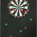 Dart Board Wall Protectors 36''x24'': Large Dartboard Surround Backboard Behind Dart Board Wall Backing