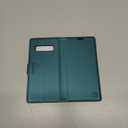 Wallet Case for Samsung Galaxy S10+/S10 Plus 6.4", RFID Blocking Credit Card Holder, PU Leather Folio Flip Kickstand Protective Shockproof Cover for Samsung S10+ (Blue-Green)