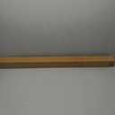 EXCLUSIVE HOME Torch 1" Curtain Rod and Coordinating Finial Set, Matte Bronze, Adjustable 36"-72"