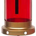 Cemetery Memorial Lights for Loved Ones - Grave Decor with Cross Candle Lights
