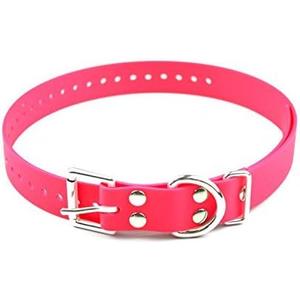 Replacement Strap for SportDOG Collars - 3/4" Wide Ultra-Durable Dog E-Collar Replacement for Training, Bark, Shock, Electric, and GPS Collars - 28" Adjustable Length SportDOG (Neon Pink)