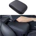 JDMCAR Center Console Cushion Compatible with Toyota Tacoma Accessories 2016-2022 2023, Customized PU Leather Cover Center Console Lid Protector