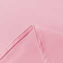sancua Round Tablecloth - 70 Inch - Water Resistant Spill Proof Washable Polyester Table Cloth Decorative Fabric Table Cover for Dining Tables, Buffet Parties and Camping, Pink